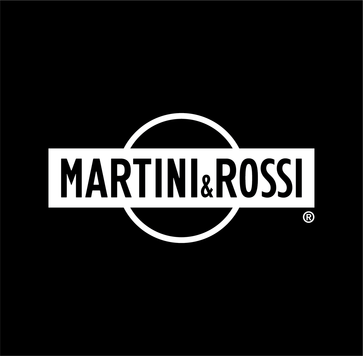 Martini & Rossi - Primary Logo - B&W