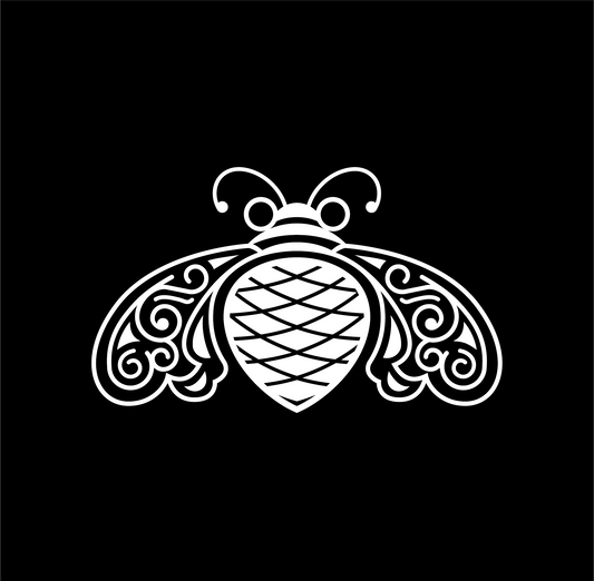 Patron - Bee Logo - B&W
